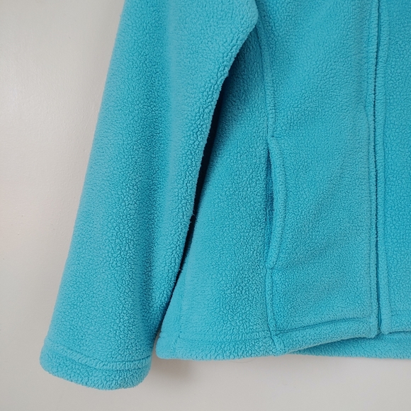 Fundy Resort Fleece Zip Up Sweatshirt Jacket Size Medium Blue - Picture 6 of 11